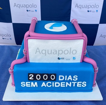 Aquapolo comemora 2000 dias sem acidentes de trabalho